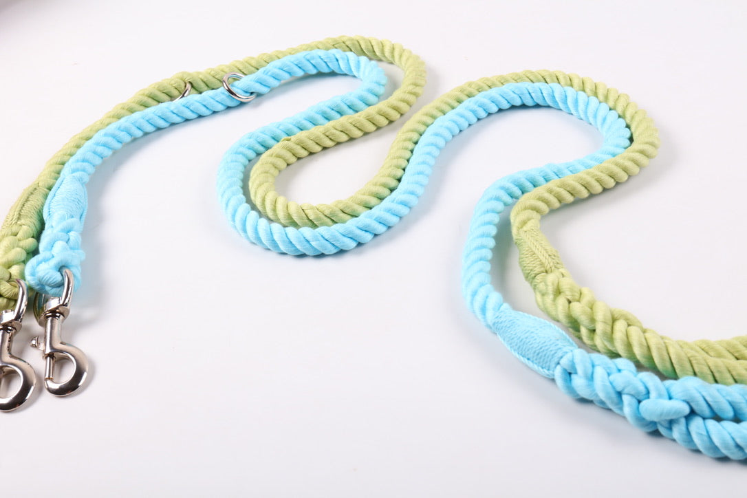 Cotton Rope Lead - Green